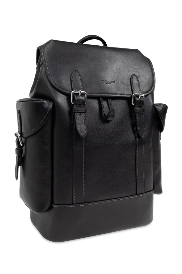 バッグ vitage coach backpack nubuck Black Black Backpack with logo Coach - Vitkac Italy